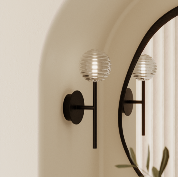 Настенный светильник Doul черный от интернет-магазина IDODOM.RU