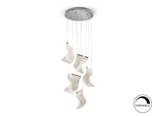 Люстра Velos II 5L хромированная от интернет-магазина IDODOM.RU