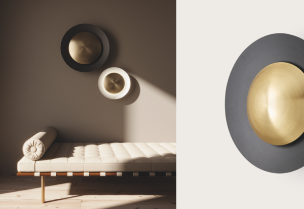 Бра Coss 40 cm черное + диффузор 25 cm латунь от интернет-магазина IDODOM.RU