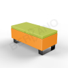 Скамейка Brick 120 Orange, Green