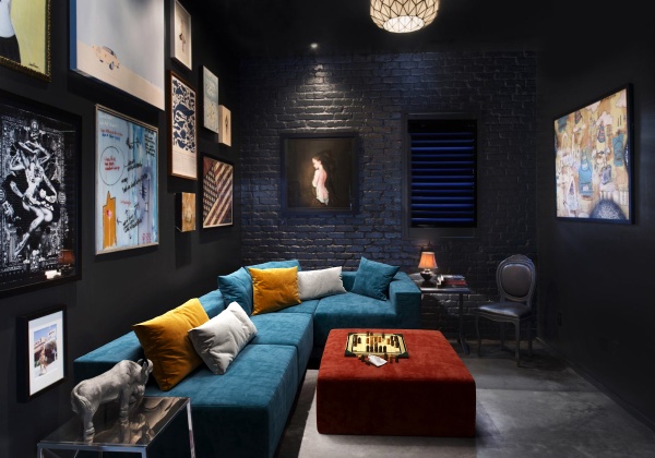 Модуль диван Драм Д-101 - Эконом микровелюр