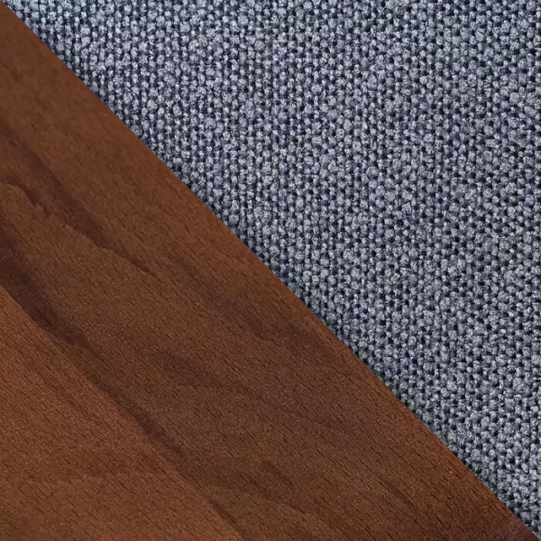 Стул полубарный Diana, бук натуральный (тонированный коричневым лаком), темно-серый от интернет-магазина IDODOM.RU