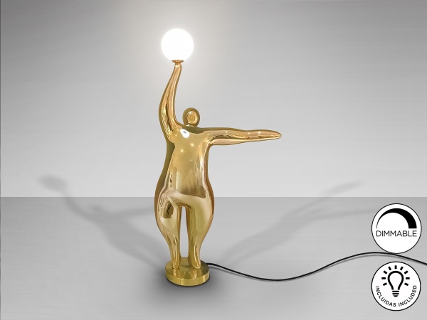 Фигура El globo 1L - золотая от интернет-магазина IDODOM.RU