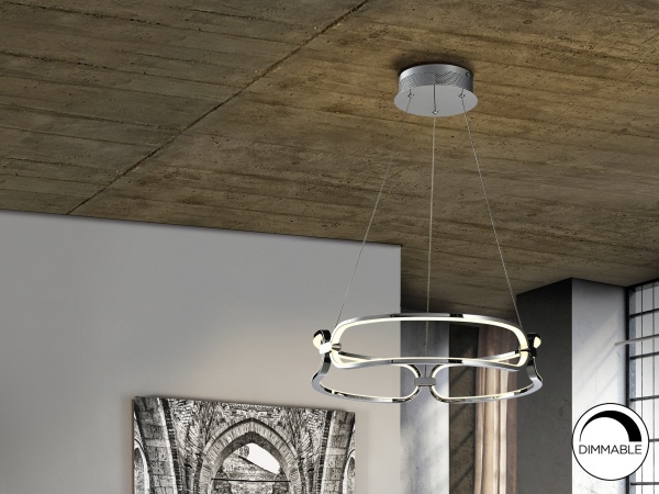 Подвесной светильник Colette Ø47 хром от интернет-магазина IDODOM.RU