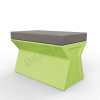 Скамейка X-seat Line Spring Green, Graphite