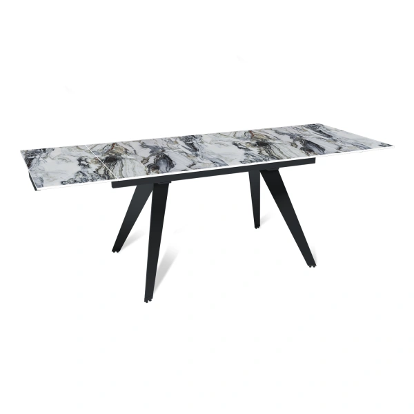 Стол раскладной Rhein (140+40+40), керамика глянцевая Cold Jade от интернет-магазина IDODOM.RU