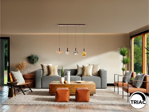 Люстра Scarlet 4L разноцветная от интернет-магазина IDODOM.RU