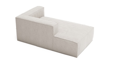 Модуль диван Фри оттоманка 114-P - Эконом микровелюр