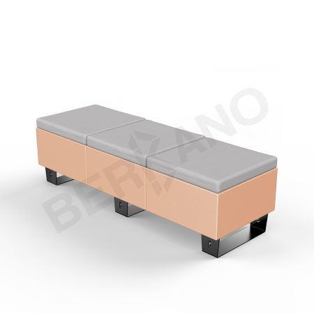 Скамейка Brick 180 Terracotta, Gray