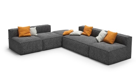 Диван Фри ДФ004 угловой 5 модулей - Эконом микровелюр