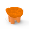Кресло SLON Kids Orange, Orange