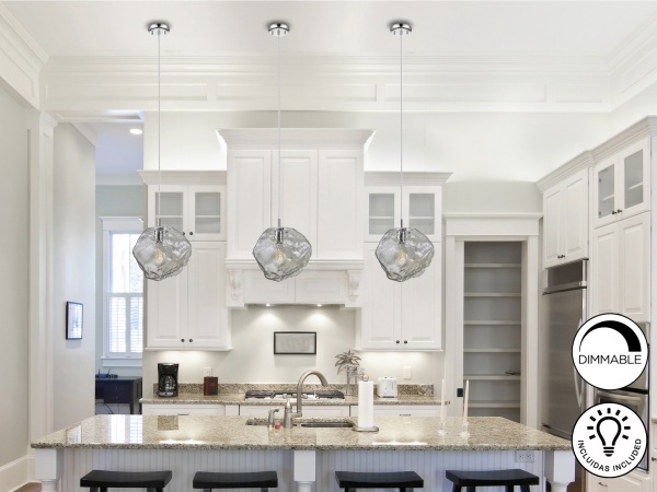 Подвесной светильник Petra Ø27 1L E27 хром от интернет-магазина IDODOM.RU