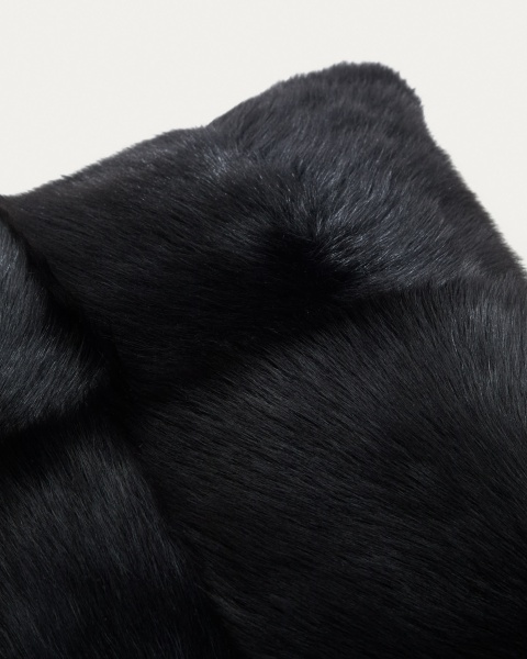 Katny черный кожаный чехол для подушки, 45 x 45 см от интернет-магазина IDODOM.RU