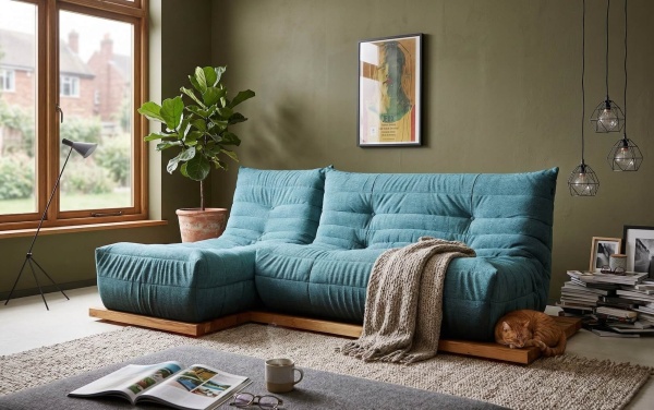 Диван ДеФранс™️ прямой 2-х местный - Эконом микровелюр