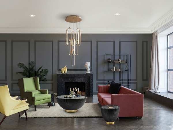 Люстра Colette 9L розовое золото от интернет-магазина IDODOM.RU