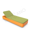 Шезлонг Grace Orange, Green