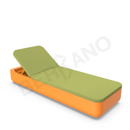 Шезлонг Grace Orange, Green