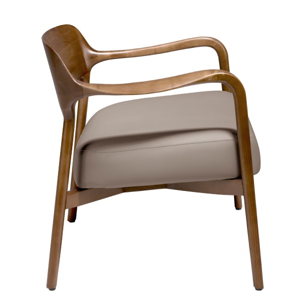 Кресло LC17088 /5082 из экокожи с каркасом из ясеня от интернет-магазина IDODOM.RU