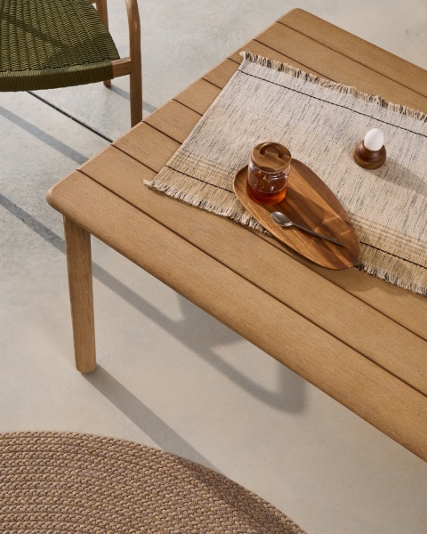 Уличный стол Sori из акации 200 x 100 см от интернет-магазина IDODOM.RU