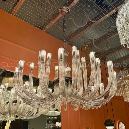 Люстра Cloyd AEDA C32 / Ø90 см - хром (арт.11638) от интернет-магазина IDODOM.RU