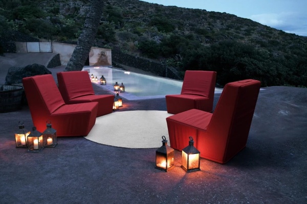 Бескаркасное кресло Дорф - Бостон