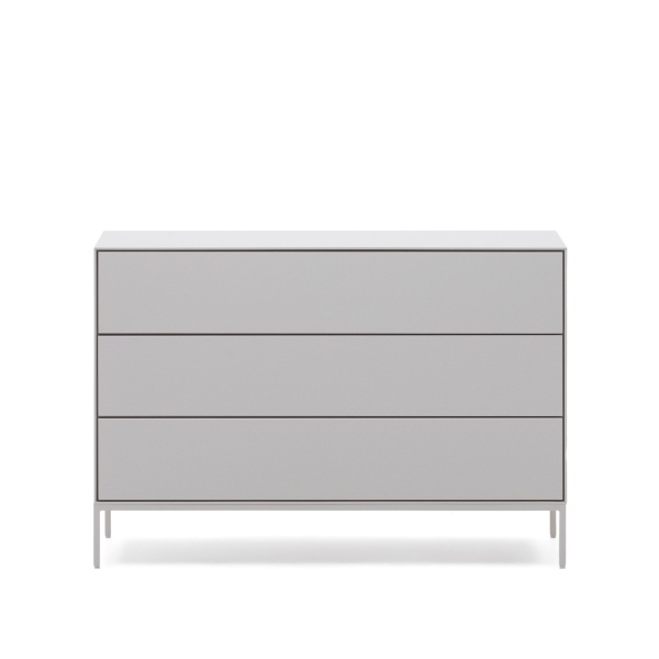 Vedrana Комод с 3 ящиками белый лак 110 x 75 см от интернет-магазина IDODOM.RU