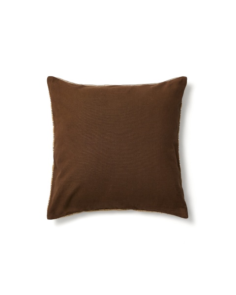 Чехол на подушку Tavina из 100% хлопка с коричневой вышивкой 50 x 50 см от интернет-магазина IDODOM.RU