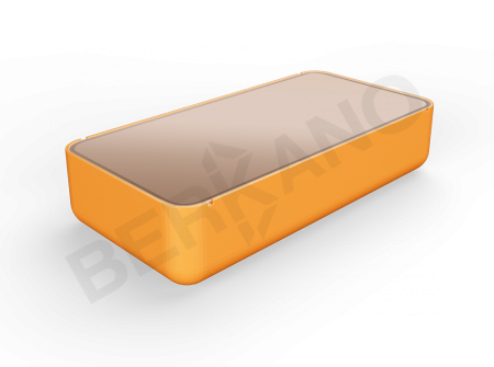 Стол Grace средний со стеклом Orange