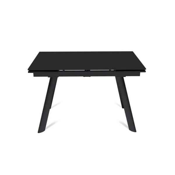 Стол раскладной Stone (120+30+30), керамика матовая черная от интернет-магазина IDODOM.RU