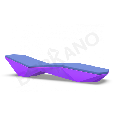 Шезлонг Quaro с подушками Deep Violet, Navy