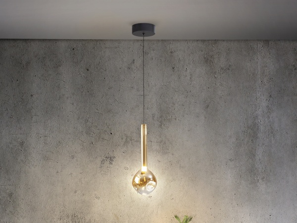 Essenza Люстра 1L - черный-золотой от интернет-магазина IDODOM.RU