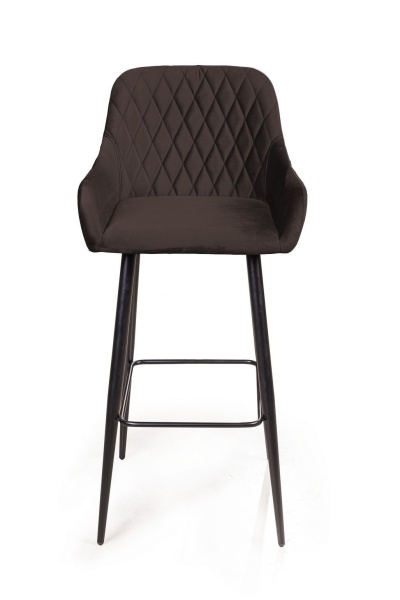 Стул барный Robert, бархат антрацит 14 от интернет-магазина IDODOM.RU