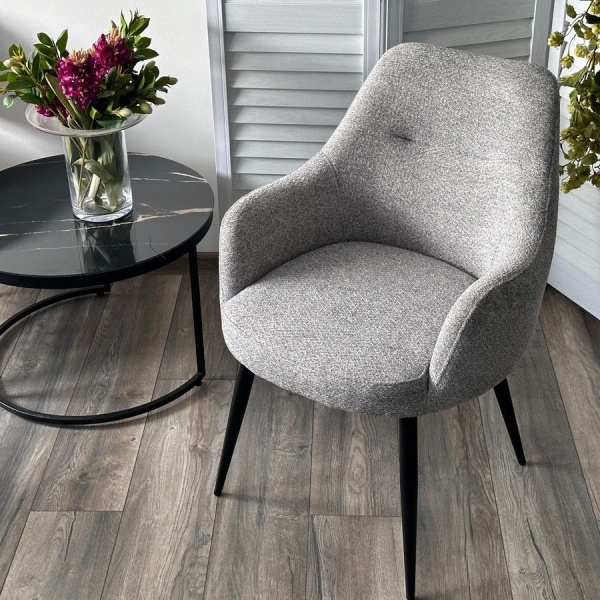 Стул Alen, шенил серый от интернет-магазина IDODOM.RU