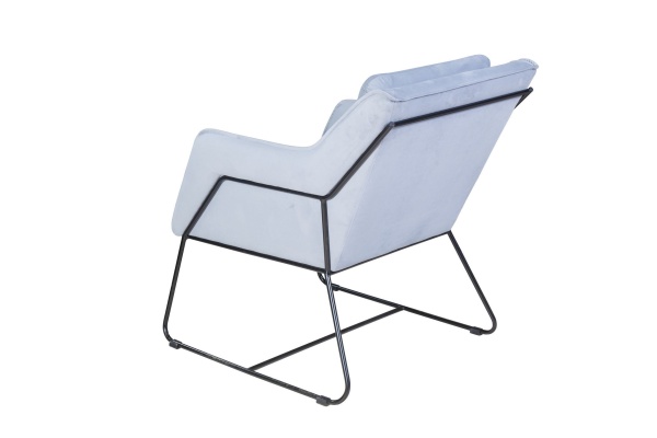 Кресло Alex, бархат светло-серый 26 от интернет-магазина IDODOM.RU