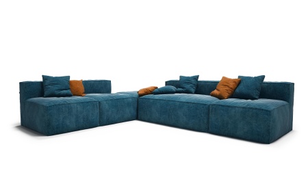 Диван Фри ДФ004 угловой 5 модулей - Эконом микровелюр