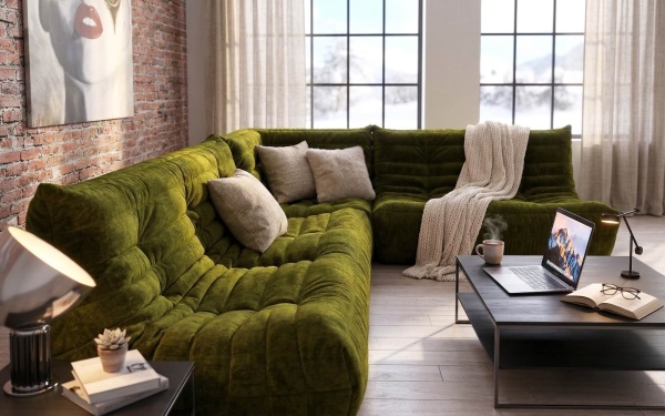 Кресло ДеФранс™️ 1-местное - Эконом микровелюр