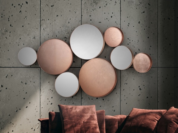 Malmo Зеркало с покрытием розовое золото 165X90 от интернет-магазина IDODOM.RU