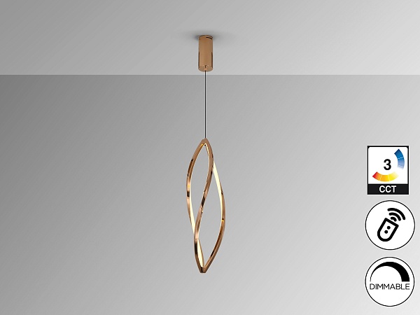 Adele Подвесной светильник небольшой розовое золото от интернет-магазина IDODOM.RU