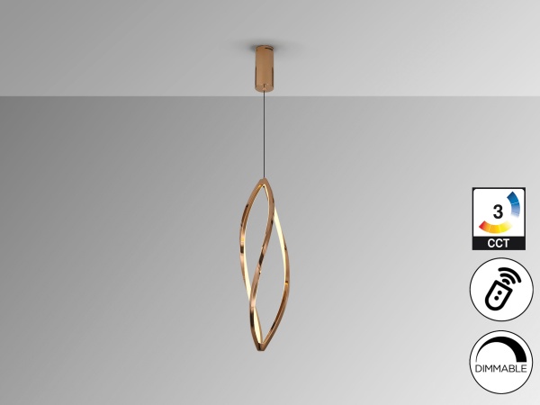 Adele Подвесной светильник небольшой розовое золото от интернет-магазина IDODOM.RU