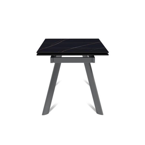 Стол раскладной Stone (120+30+30), керамика матовая Black Gold от интернет-магазина IDODOM.RU