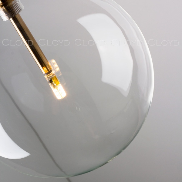 Подвесной светильник Cloyd CARAMBOL P1 / Ø20 см - латунь (арт.11152) от интернет-магазина IDODOM.RU