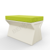 Скамейка X-seat Line Bone Brown, Green