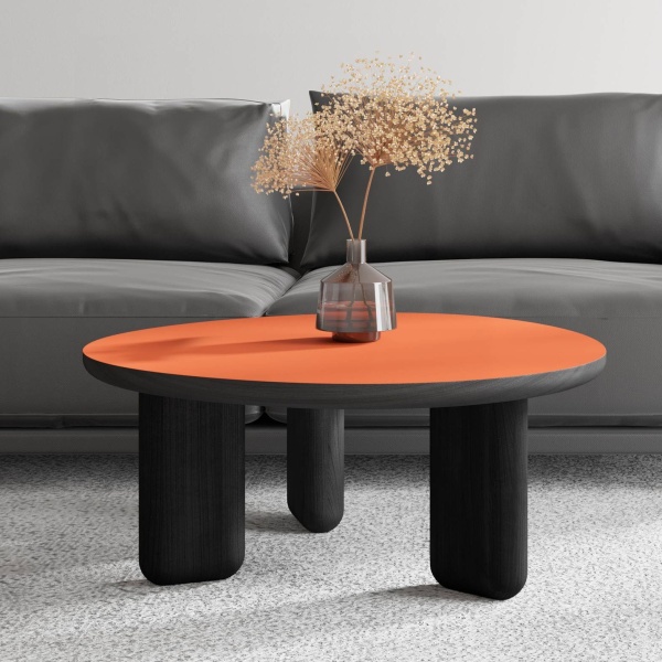 Журнальный столик Momo D800 массив / пластик fenix грейпфрут от интернет-магазина IDODOM.RU