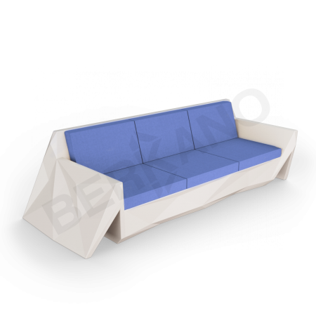 Диван Quaro с подушками Cappuccino, Navy