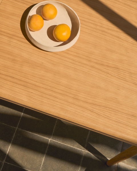 Раздвижной стол Lenon из натурального массива дуба и шпона 160(240)x90 от интернет-магазина IDODOM.RU