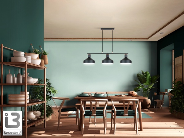 Irias Люстра 3L черный/медный от интернет-магазина IDODOM.RU