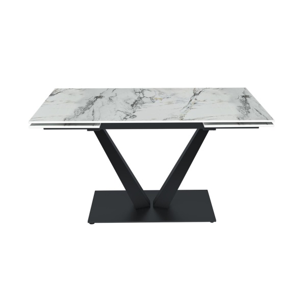 Стол раскладной Malibu (140+40+40), керамика глянцевая Ice Jade от интернет-магазина IDODOM.RU