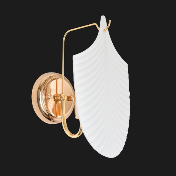 Бра Cloyd BONGA-A W1 / выс. 29 см - золото - керамика (арт.20158) от интернет-магазина IDODOM.RU