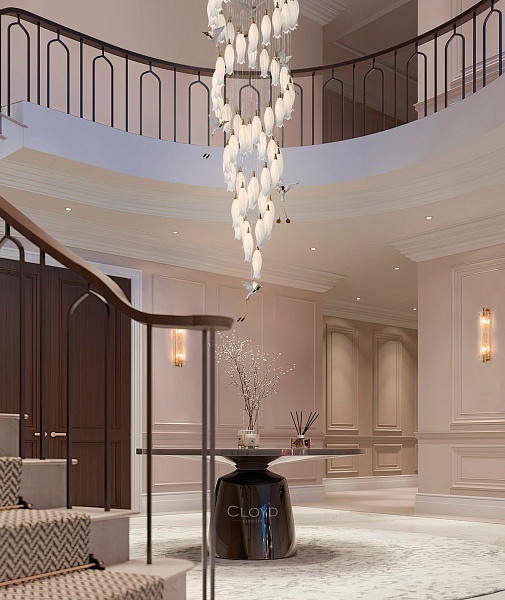 Люстра Cloyd ARGANA C60 / выс. 293 см - керамика - E14 - белый (арт.11240) от интернет-магазина IDODOM.RU