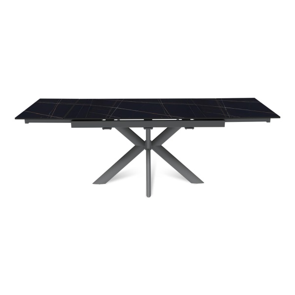 Стол раскладной Strong (140+40+40), керамика матовая Black Gold от интернет-магазина IDODOM.RU